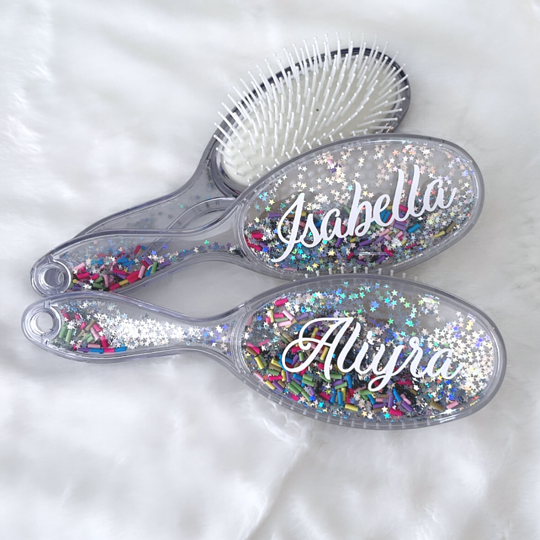 Glitter Hair Brush The Keepsake Queen