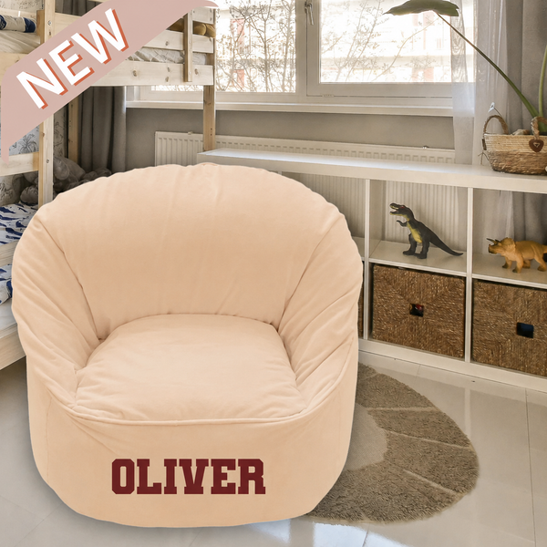 Cream Bean Bag Chair