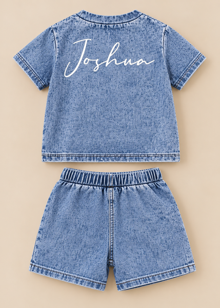 Denim outfit - baby boys