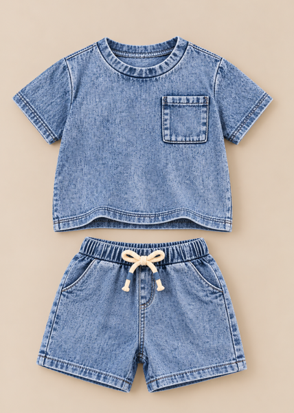 Denim outfit - baby boys