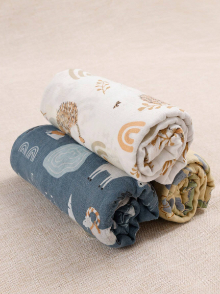 Animal Adventure Swaddle Set