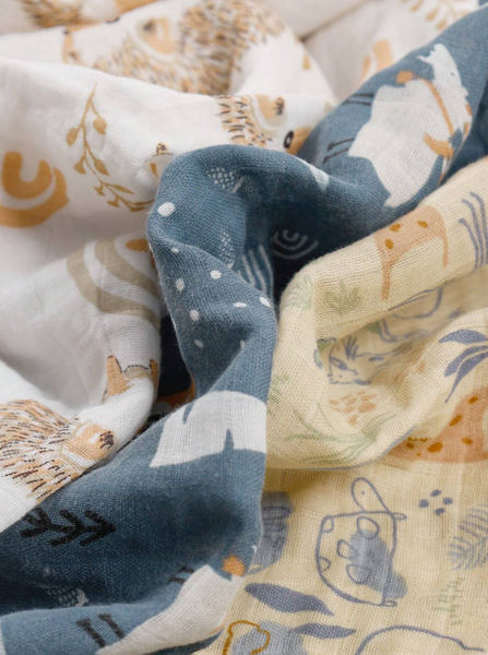 Animal Adventure Swaddle Set
