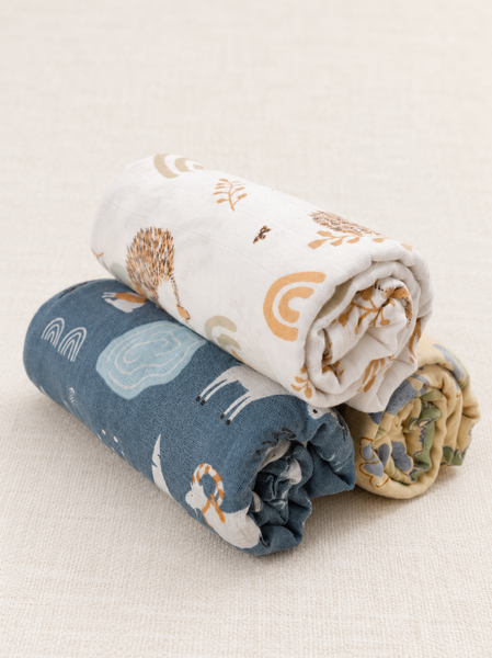 Animal Adventure Swaddle Set