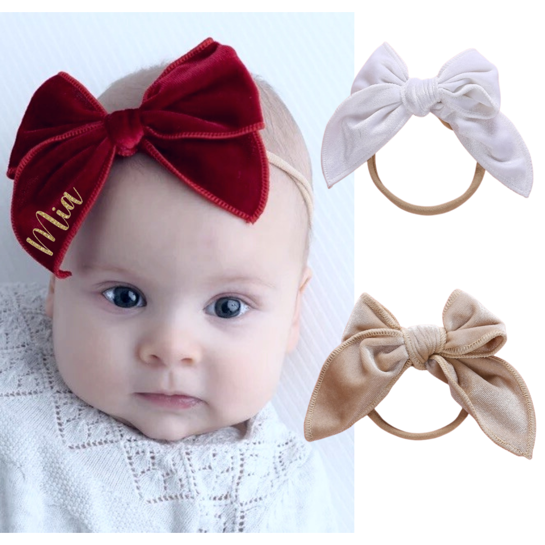 Headband bow (personalisation optional)